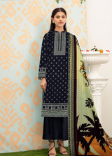 Black Classic Airjet Lawn 3pc Suit