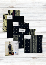 Black Classic Airjet Lawn 3pc Suit