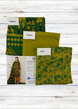 Avocado Airjet Printed Lawn 3pc Suit