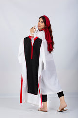 Styled Black & White Kurta