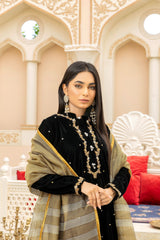Opulent Black Velvet Occasion Suit