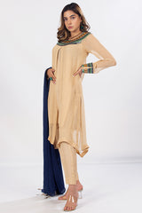 Georgette Chiffon Fabric Skin Suit in Egyptian Theme